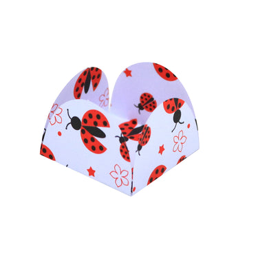 Forminhas para Sobremesa Mini Joaninhas - 50 unidades